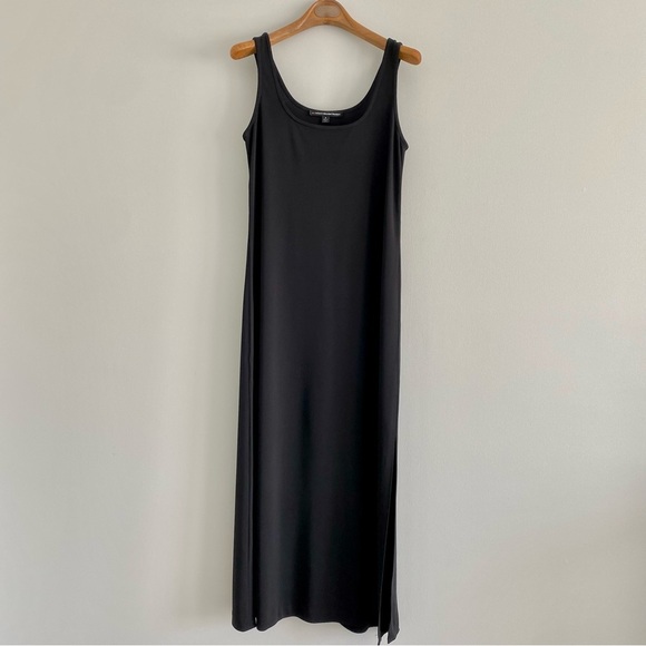 Ellen Tracy Black Sleeveless Maxi Dress Size 8 - Picture 1 of 6